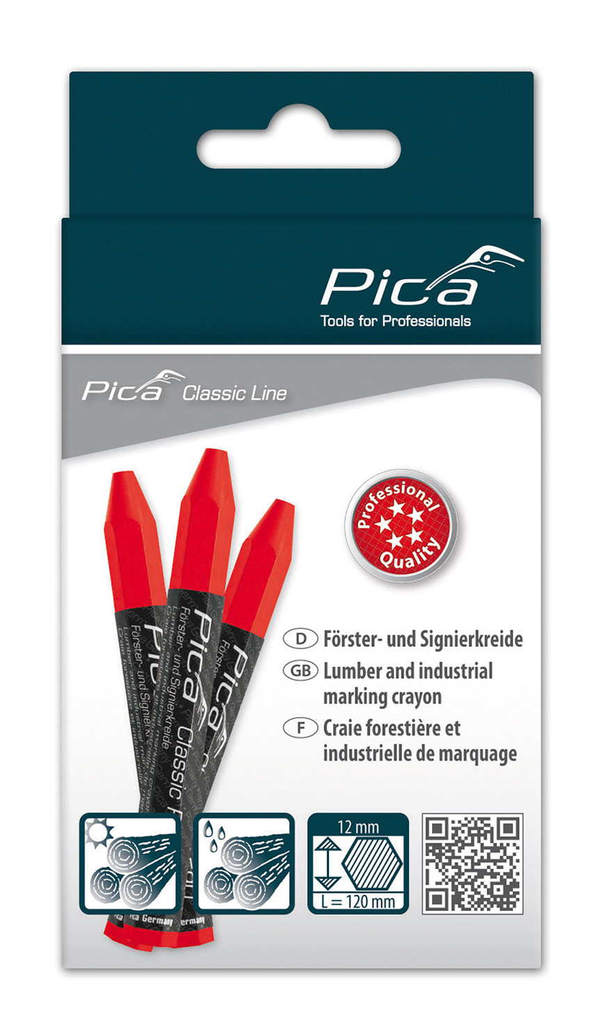 Caja-blister 12 Crayons Classic Pro Rojo