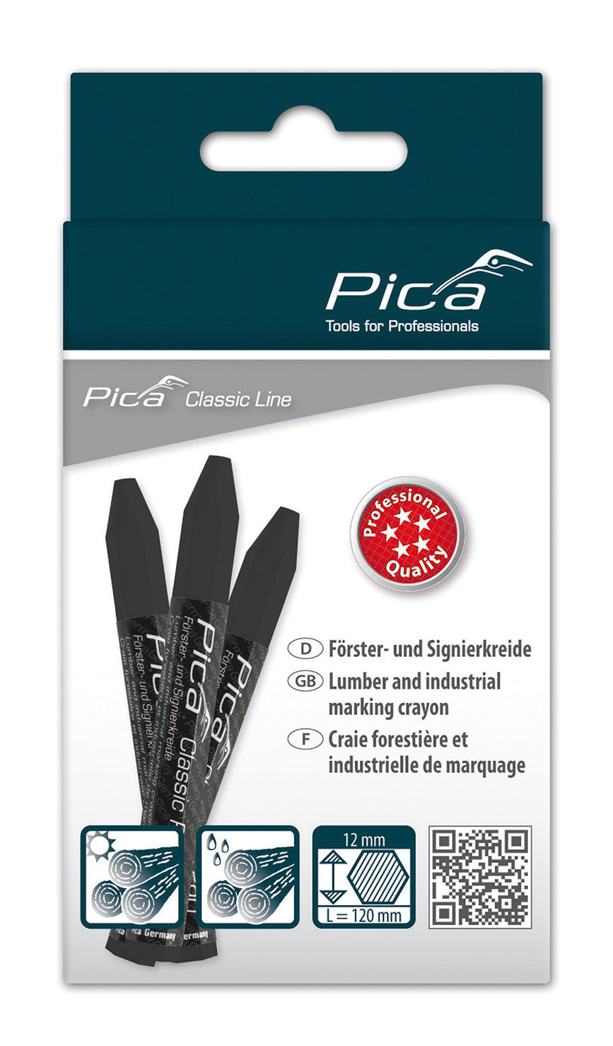 Caja-blister 12 Crayons Classic Pro Negro