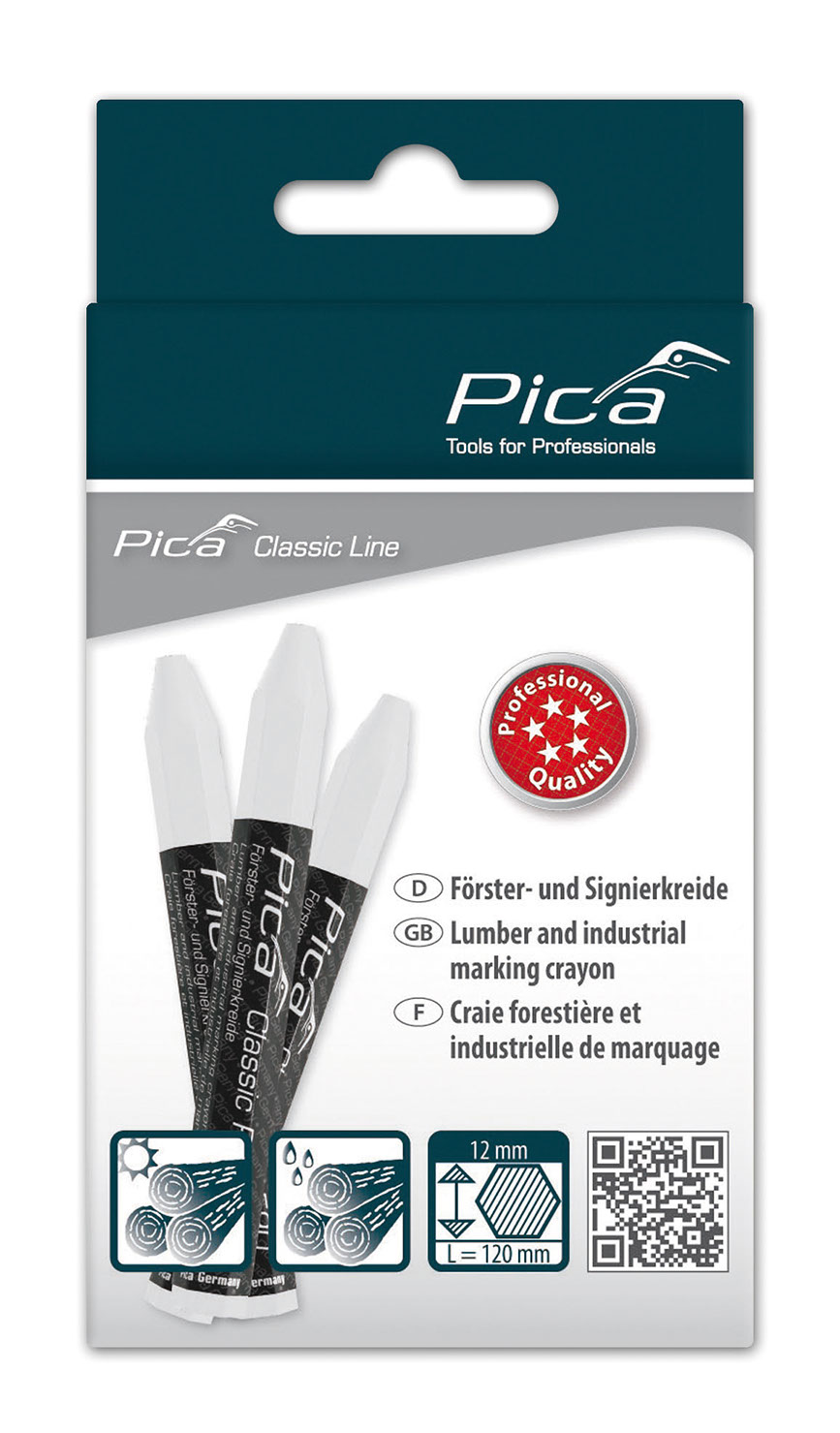 Caja-blister 12 Crayons Classic Pro Blanco