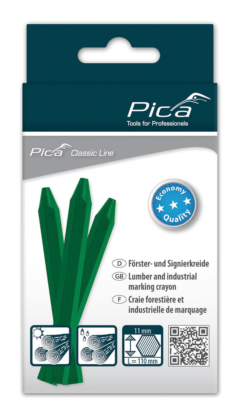 Caja-blister 12 Crayons Classic Eco Verde