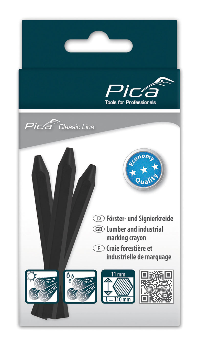 Caja-blister 12 Crayons Classic Eco Negro