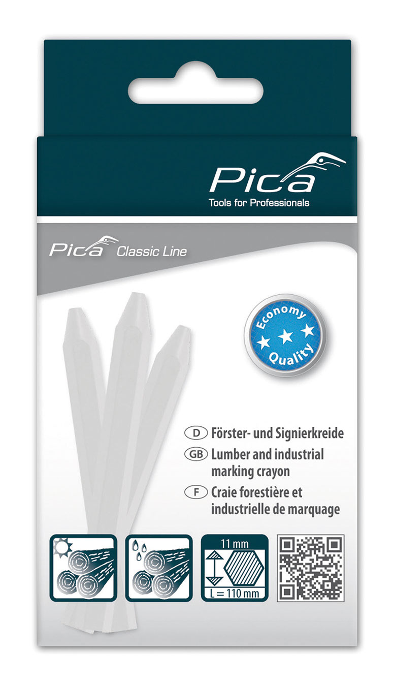 Caja-blister 12 Crayons Classic Eco Blanco