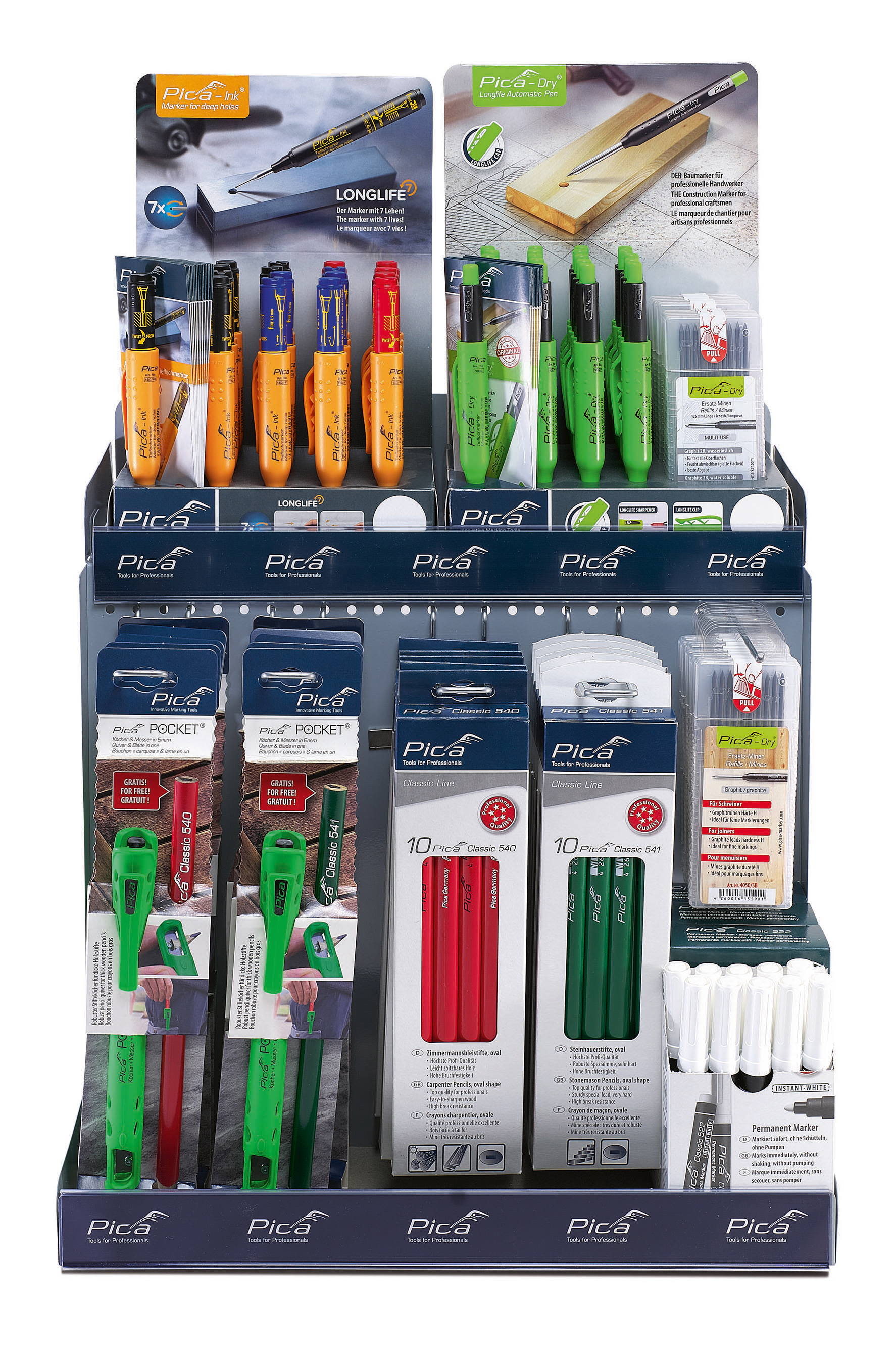 Expositor metálico Competence Center 400 Multi 3