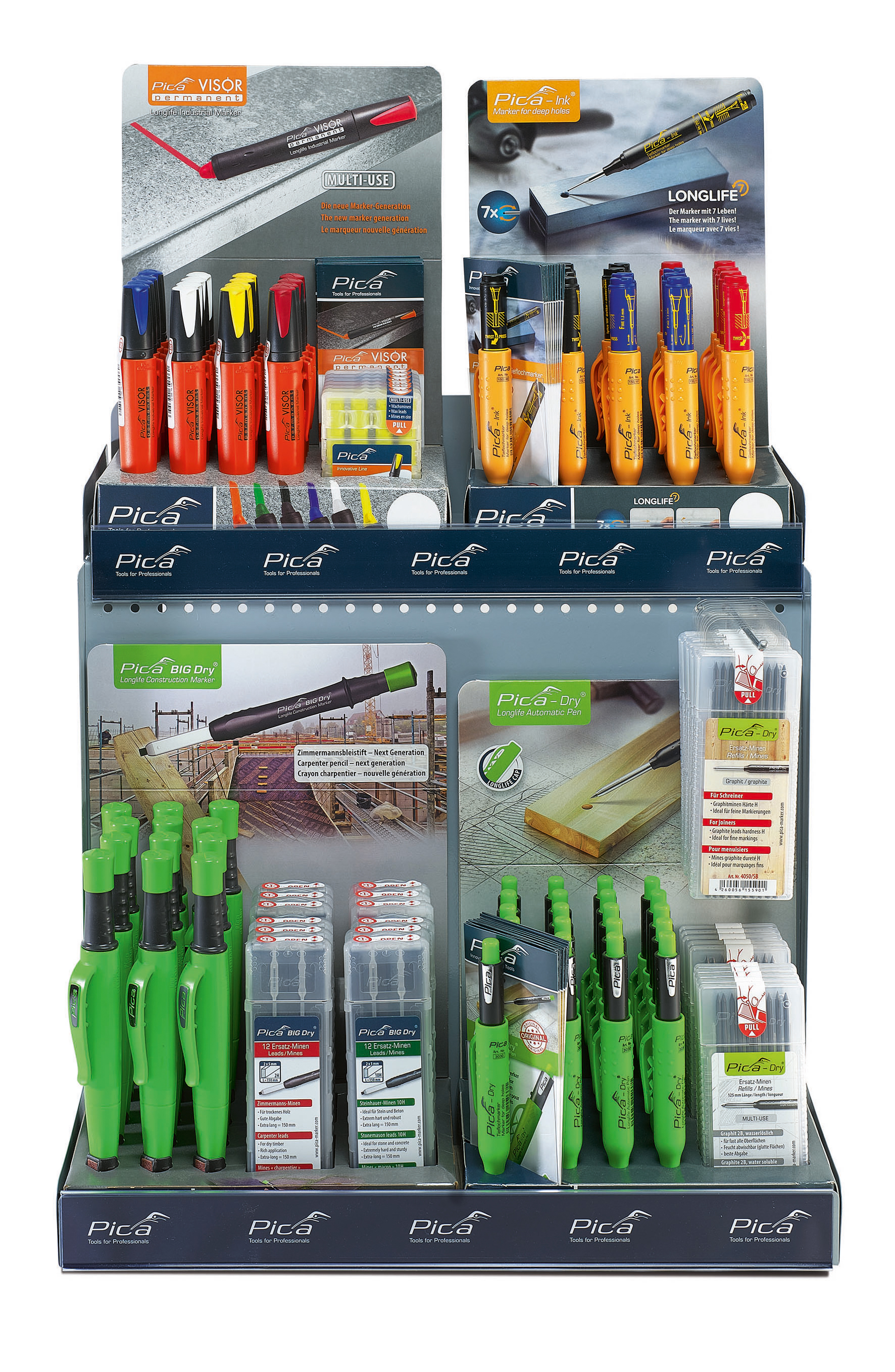 Expositor metálico Competence Center 400 Multi 5