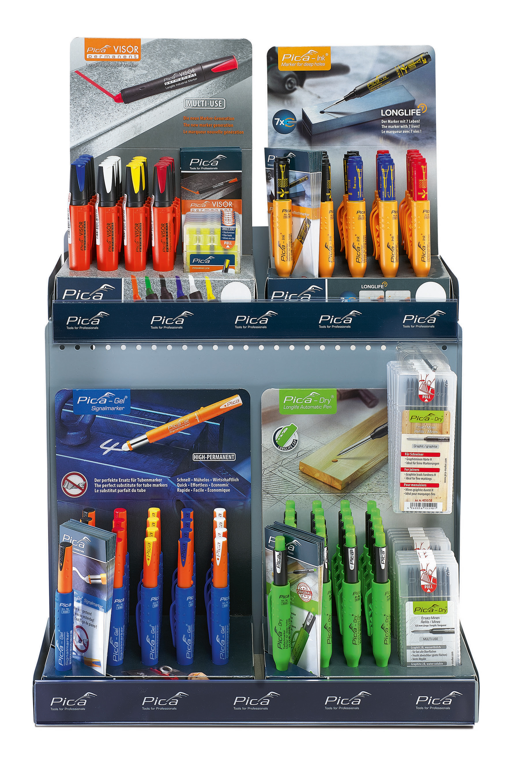 Expositor metálico Competence Center 400 Multi 6