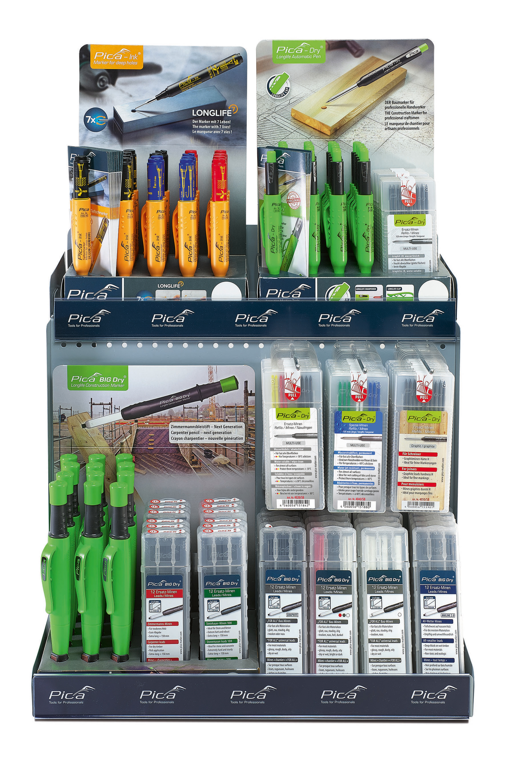 Expositor metálico Competence Center 400 Multi 8