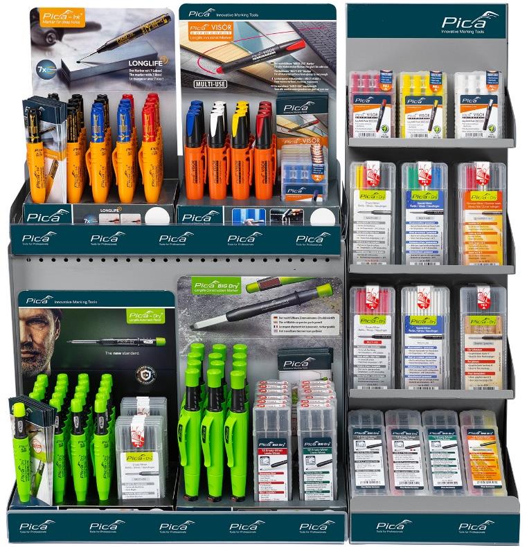 Expositor sobremesa Competence-Center de 60 cm composición 1