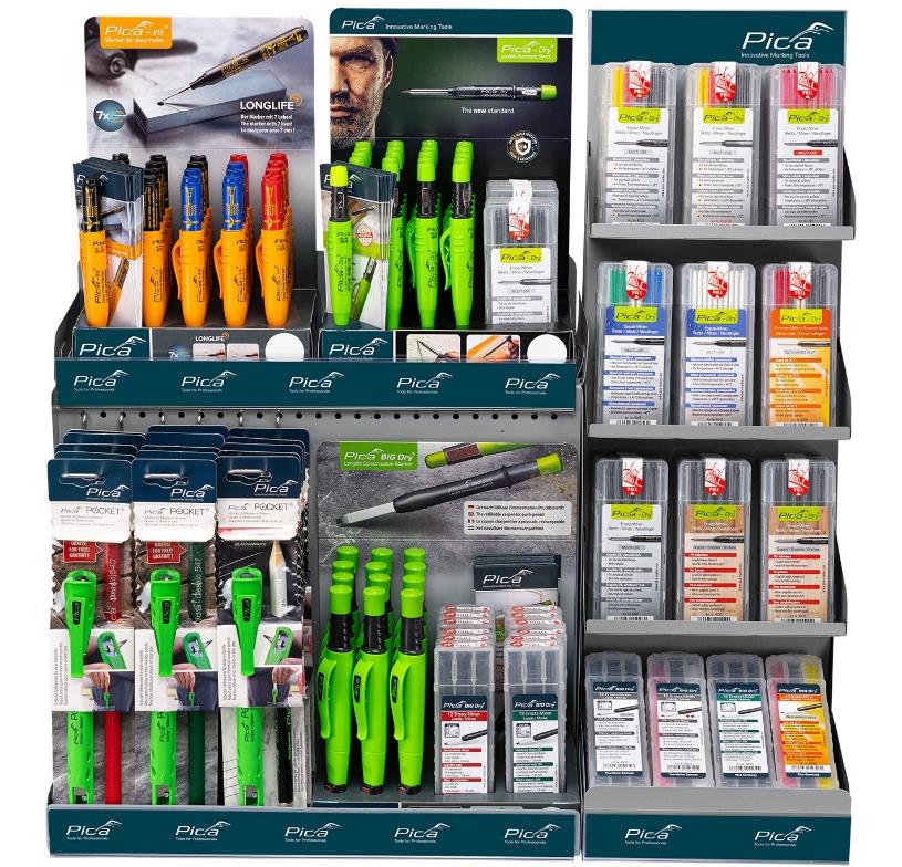 Expositor sobremesa Competence-Center de 60 cm composición 3