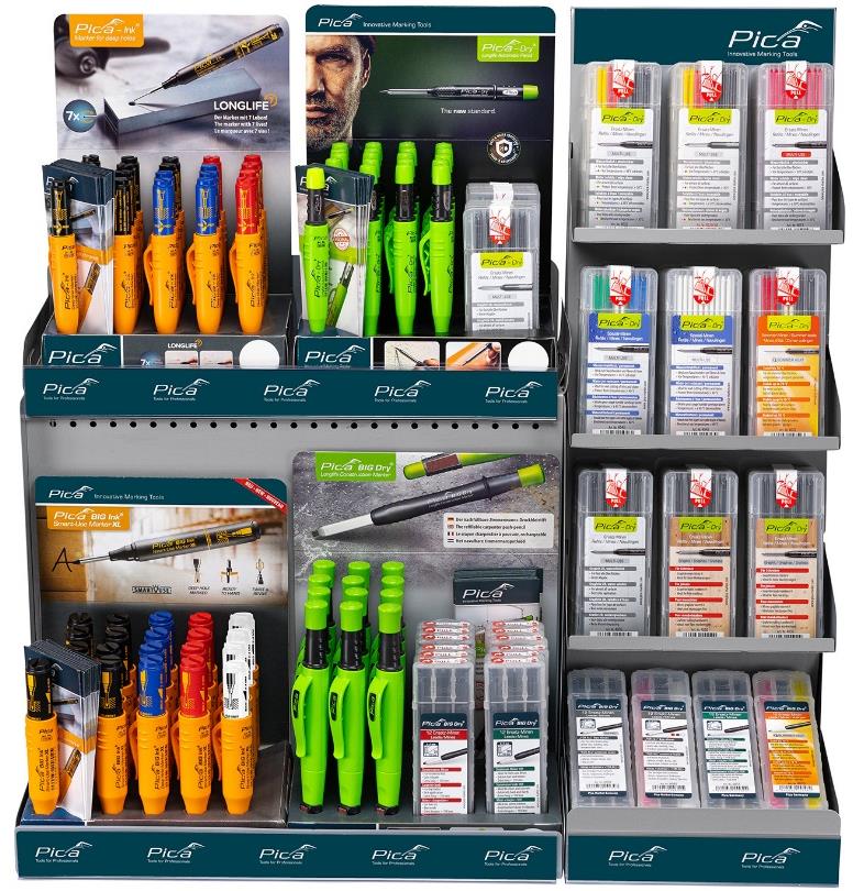 Expositor sobremesa Competence-Center de 60 cm composición 4