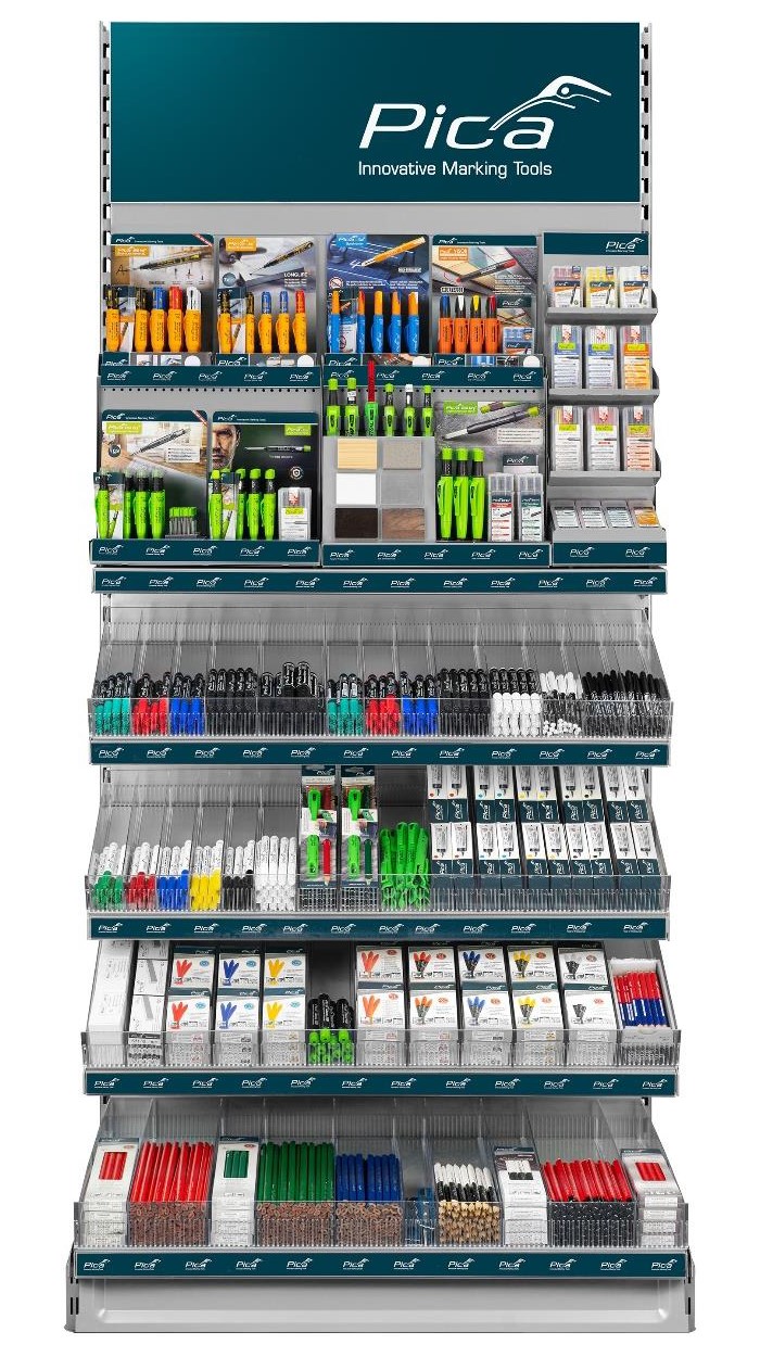 Expositor mural Competence Shop 100x220