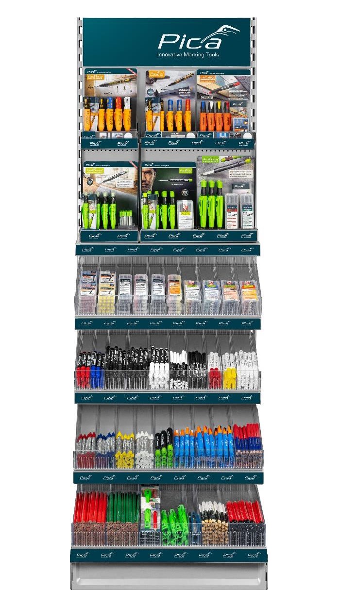 Expositor mural Competence Shop 62x180