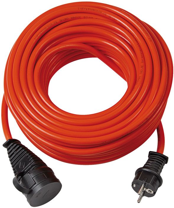 Alargador eléctrico Bremaxx® IP44 naranja AT-N07V3V3-F3G1,5 de 25 m