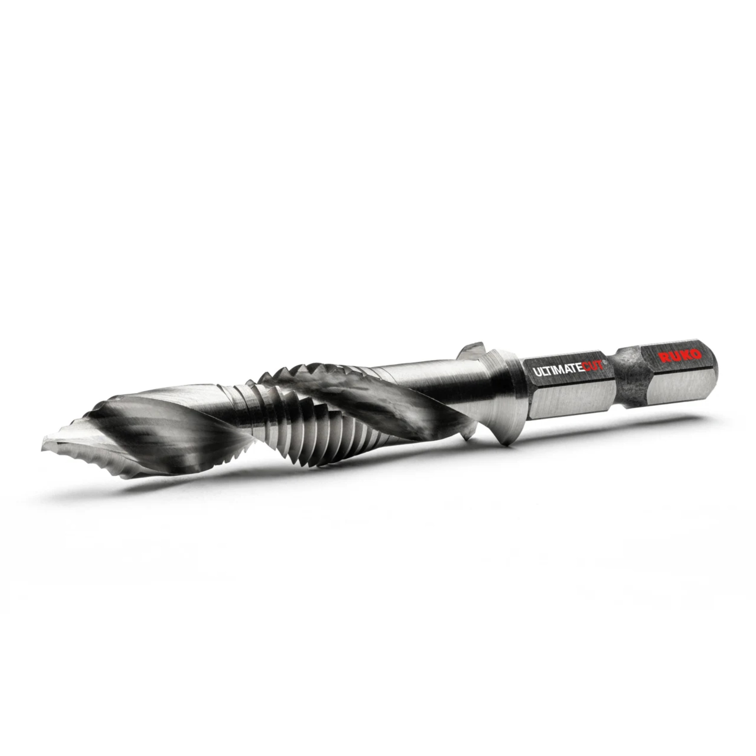 Macho de roscar combinado ULTIMATECUT con punta FLOWSTEP® y vástago hexagonal 1/4
