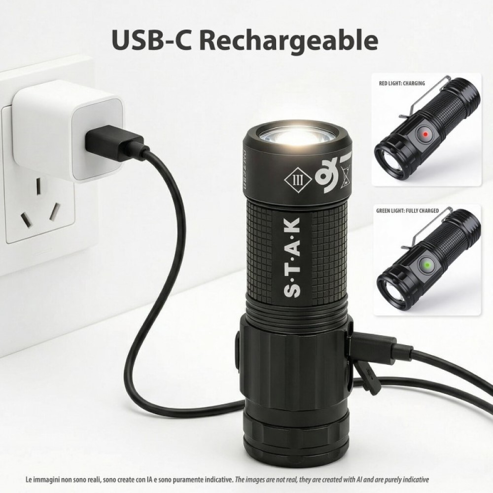 Linterna LED recargable MIGHTY MIKE 15W/ 1500lm IPX4