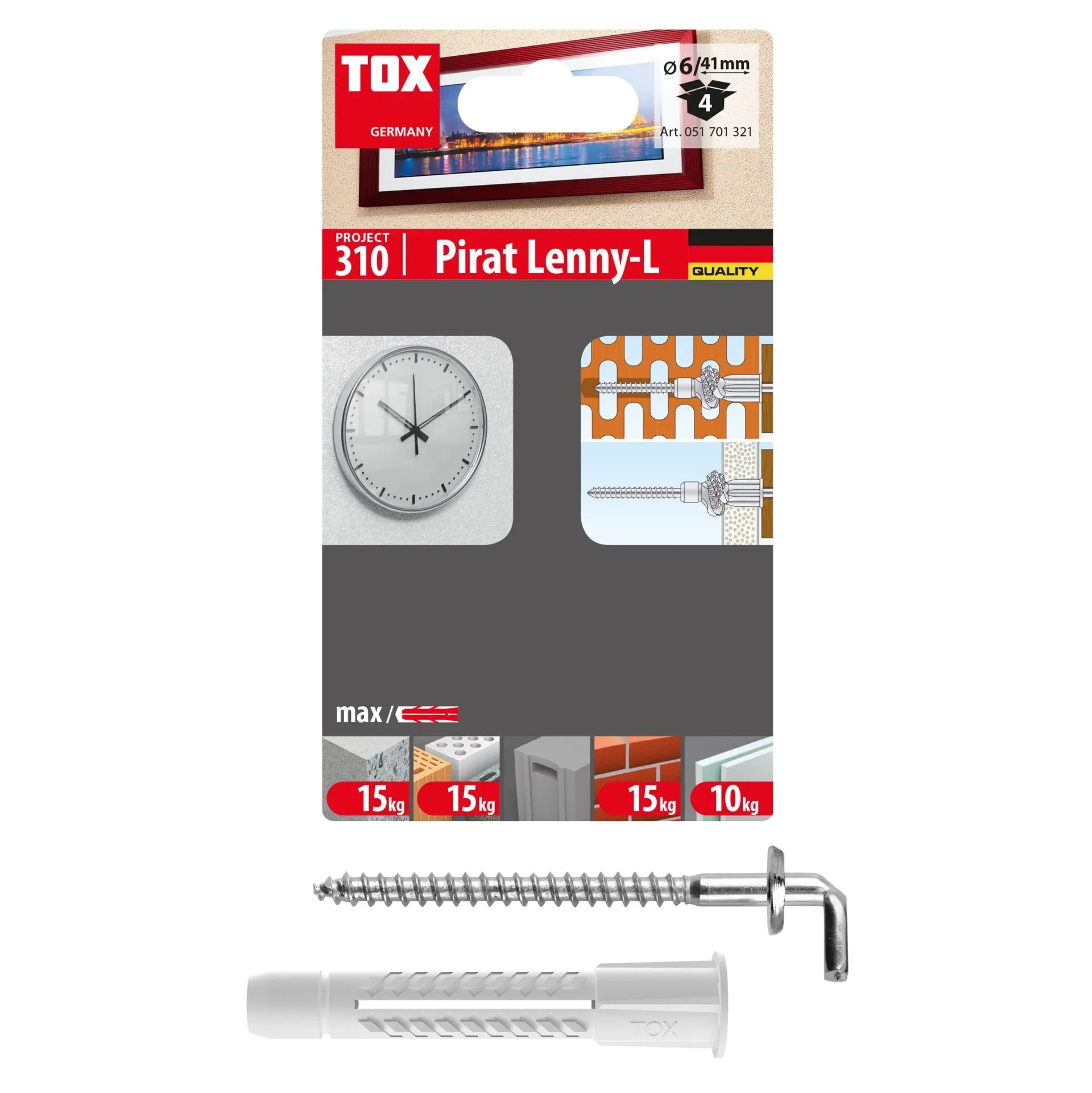 Taco  Pirat Lenny-L (blíster de 4 uds)