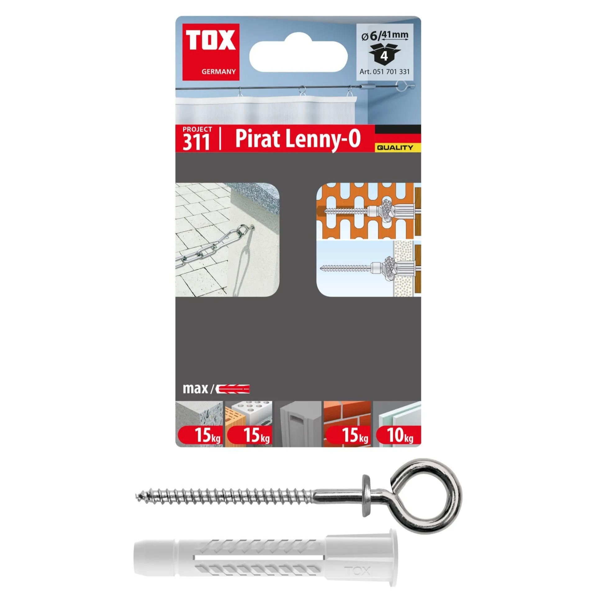 Taco Pirat Lenny-O (blister de 4 uds)