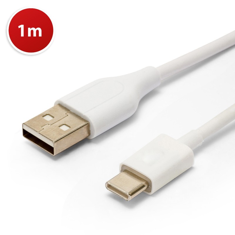 Cable de sincronización y carga USB-A a USB-C (1m)