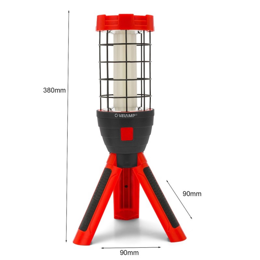 Luz de trabajo recargable PAUL 800 lúmenes en mini trípode