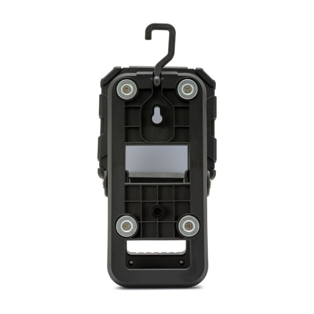 Lámpara de trabajo recargable JAWS 10W con abrazadera superfuerte 1000lm, imán y gancho.