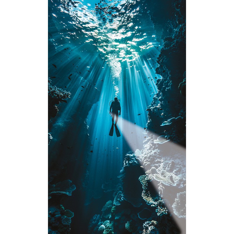 Linterna subacuática LED IP68 150 lm 3 W alcance 50 m NEMO