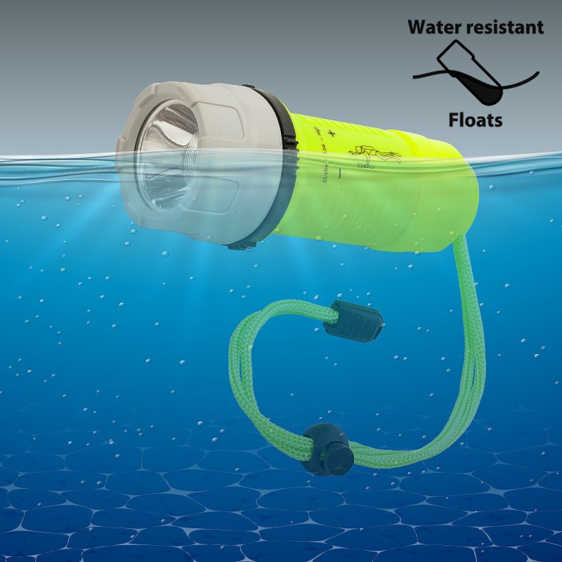 Linterna subacuática LED IP68 150 lm 3 W alcance 50 m NEMO