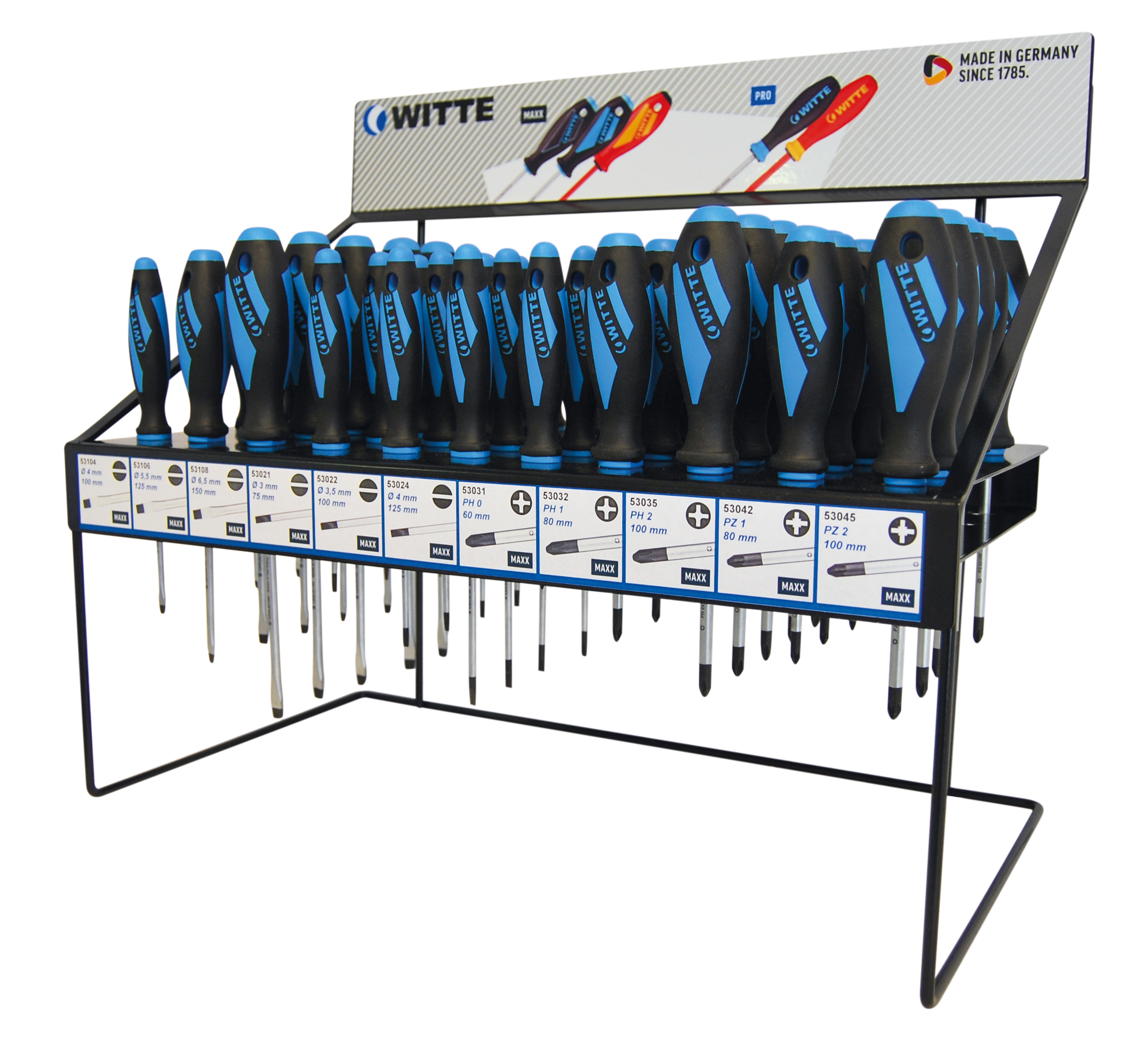 Expositor de sobremesa y de colgar con 11 posiciones vacío (55 piezas) Surtido 2