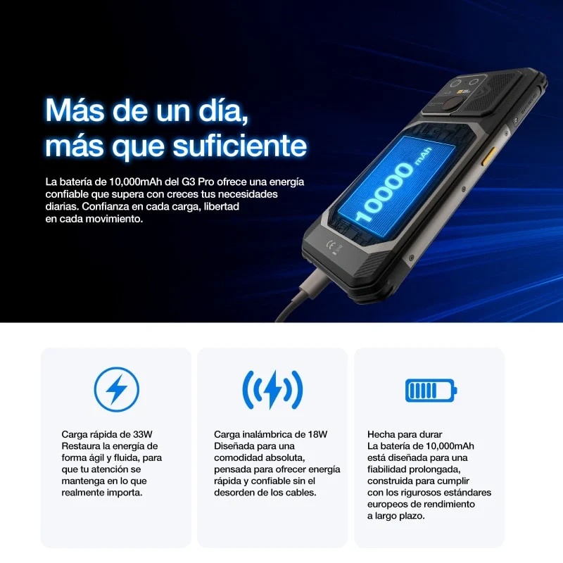 Teléfono G3 PRO 5G (sin cargador)