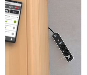 Base de tomas múltiples inteligente Ecolor compatible con brennenstuhl®Connect WiFi