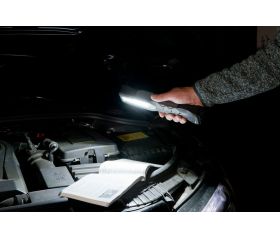 Linterna de trabajo LED con batería recargable HL 1000 AT (1000+200 lm)