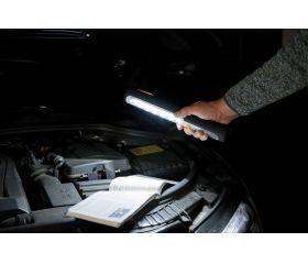 Linterna de trabajo LED con dinamo y batería recargable HL 300 AD (300 lm)