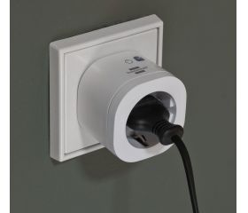 Enchufe inteligente brennenstuhl® Connect WiFi WA 3000 XS01 blanco IP20