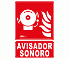 Señal avisador sonoro PVC