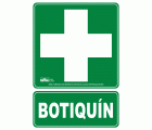 Señal botiquín PVC