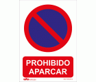 Señal prohibido aparcar PVC Glasspack