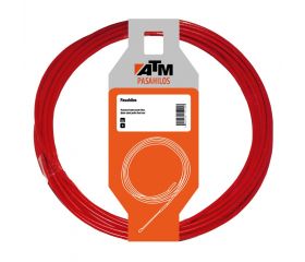 Guía pasahilos acero/nylon punta intercambiable (Largo 10 m; Ø 4 mm)