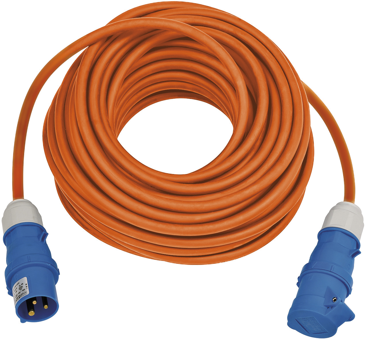 TECHBREY Carrete Alargador de Cable 50m IP44 tipo H07RN-F y