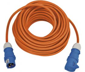 Alargador eléctrico IP44 H07RN-F 3G con clavijas y conectores CEE 230V/16A para uso industrial, marítimo y camping