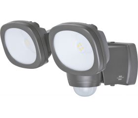 Foco LED de pared doble a batería LUFOS 420 con detector de movimiento (240 x 2 lm)