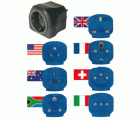 Adaptador enchufe de viaje universal