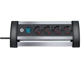 Base de tomas múltiples Alu-Office-Line para sobremesa