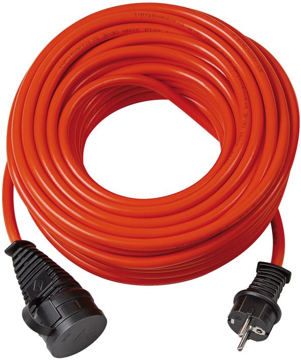 Alargador eléctrico Bremaxx® IP44 naranja AT-N07V3V3-F3G1,5 de 10 m