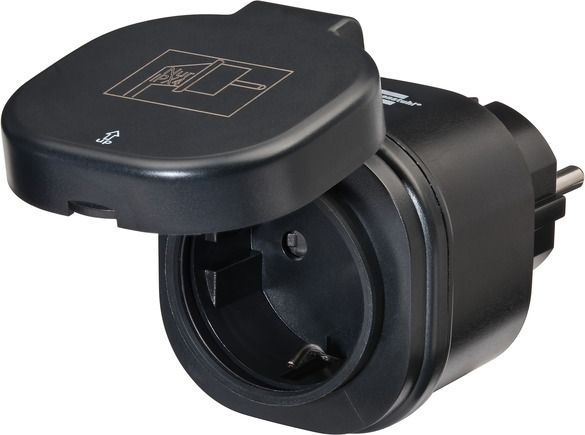 Enchufe inteligente brennenstuhl® Connect WiFi WA 3000 XS02 negro IP44
