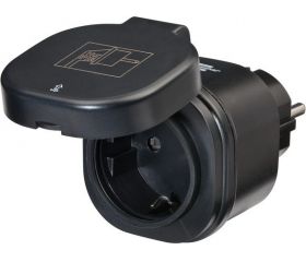 Enchufe inteligente brennenstuhl® Connect WiFi WA 3000 XS02 negro IP44