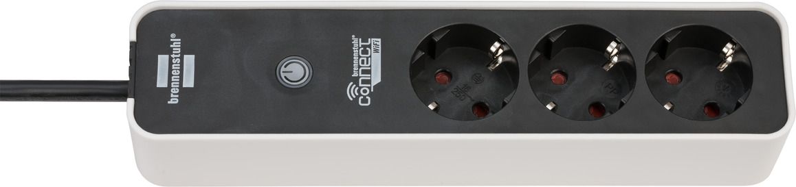 Base múltiple inteligente Ecolor compatible con brennenstuhl®Connect WiFi