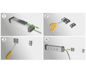 Base de tomas múltiples Premium-Alu-Line