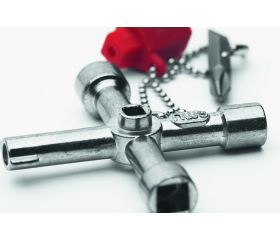 Llave universal para armarios eléctricos y cuadros de control
