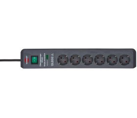 Base de tomas múltiples con protección contra subidas de tensión Secure-Tec