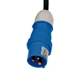 Alargador eléctrico IP44 H07RN-F 3G con clavijas y conectores CEE 230V/16A para uso industrial, marítimo y camping
