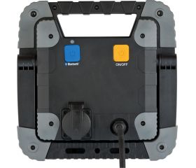 Foco LED portátil TORAN con Bluetooth y toma de corriente