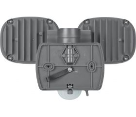 Foco LED de pared doble a batería LUFOS con detector de movimiento y protección IP44